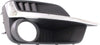 Fog Lamp Molding Compatible with 2015-2016 Subaru Impreza with Fog Lamp Hole Sedan/Wagon Passenger and Driver Side