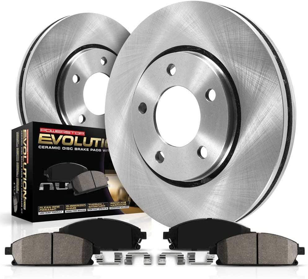 KOE7729 Autospecialty Rear Replacement Brake Kit-Oe Brake Rotors & Ceramic Brake Pads