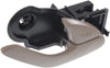 For Mazda Tribute Interior Door Handle Front or Rear, Passenger Side Beige (2001-2006) | with Door Lock Button| Trim:All Submodels