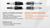 64 Copper Resistor Automotive Replacement Spark Plugs (4 Pack)