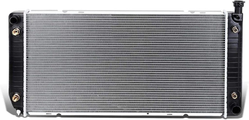 OEM-RA-1693 1-Row OE Style Bolt-On Aluminum Core Radiator Compatible with 94-99 C/K1500 2500 3500, 34" W X 17-1/4" H X 1-1/4" D, 1-5/16" Inlet, 1-9/16" Outlet