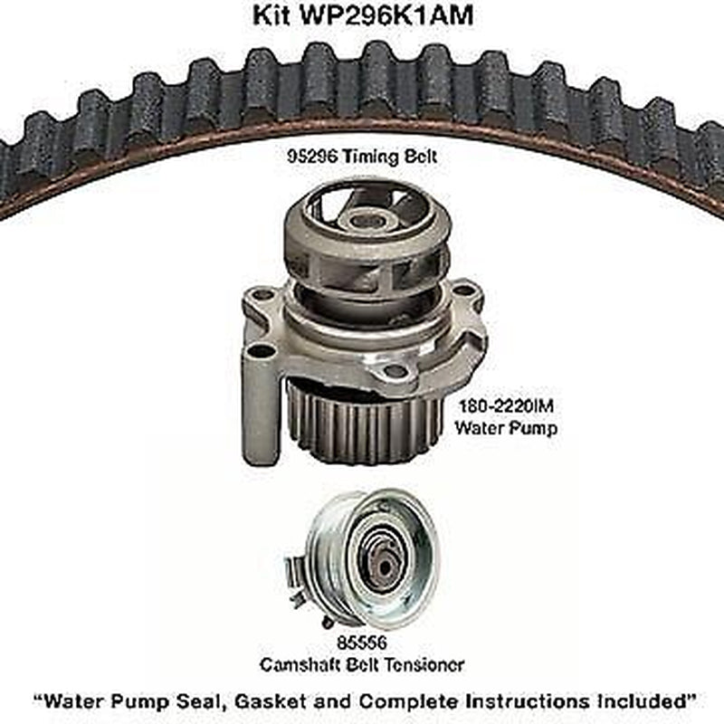 Dayco Engine Timing Belt Kit with Water Pump for Volkswagen WP296K1AM