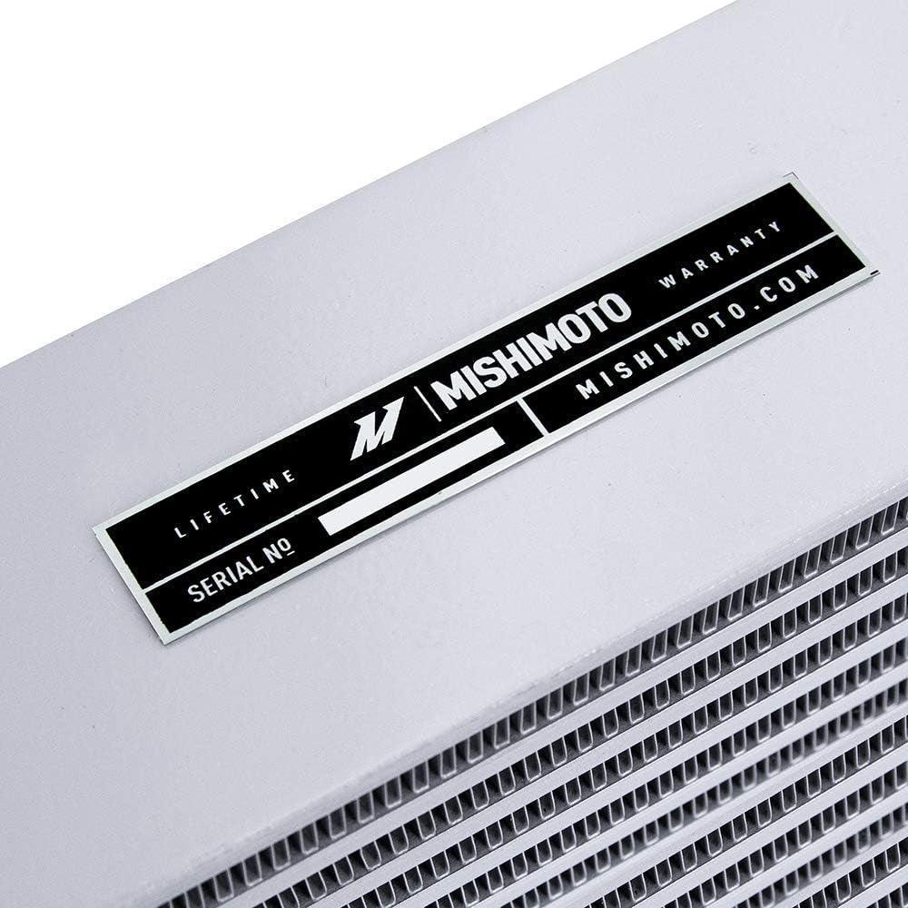 MMOC-SSO-10SL Universal Heavy-Duty Bar-And-Plate Oil Cooler, 10" Core, Same-Side Outlets, Silver
