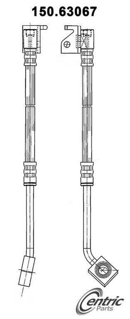 Centric Brake Hydraulic Hose for Sebring, Stratus 150.63067