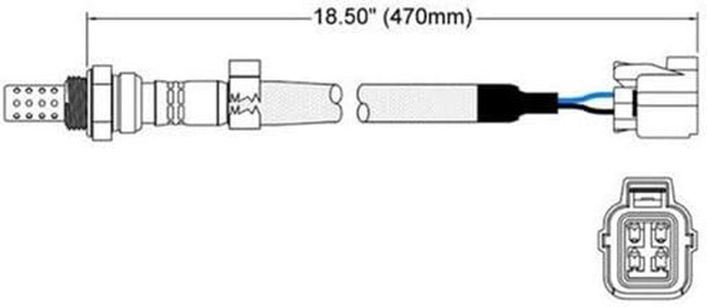 250-24496 4-Wire Oxygen Sensor