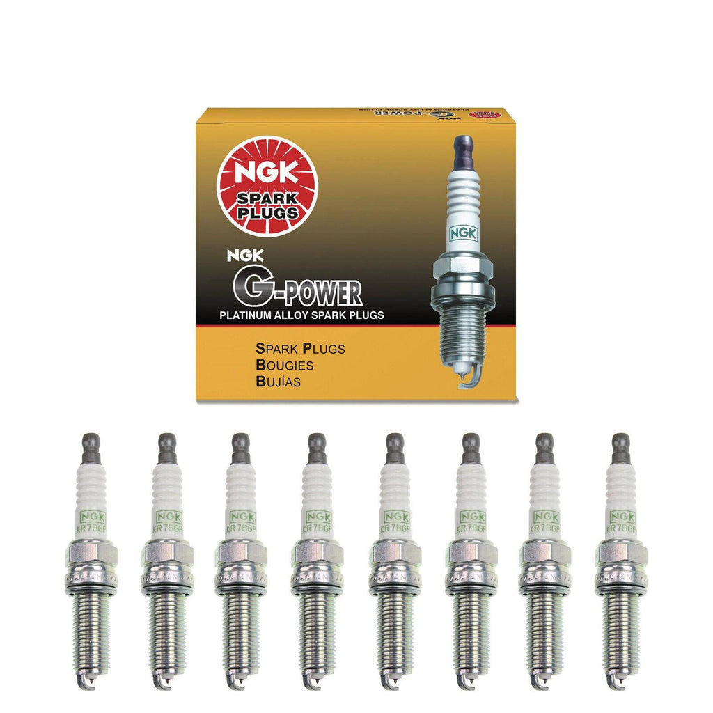 NGK G-Power Platinum Spark Plug Set 8PCS. 95983 LKR7BGP-8