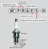 6502 Laser Iridium Spark Plug - IFR5L11, 4 Pack