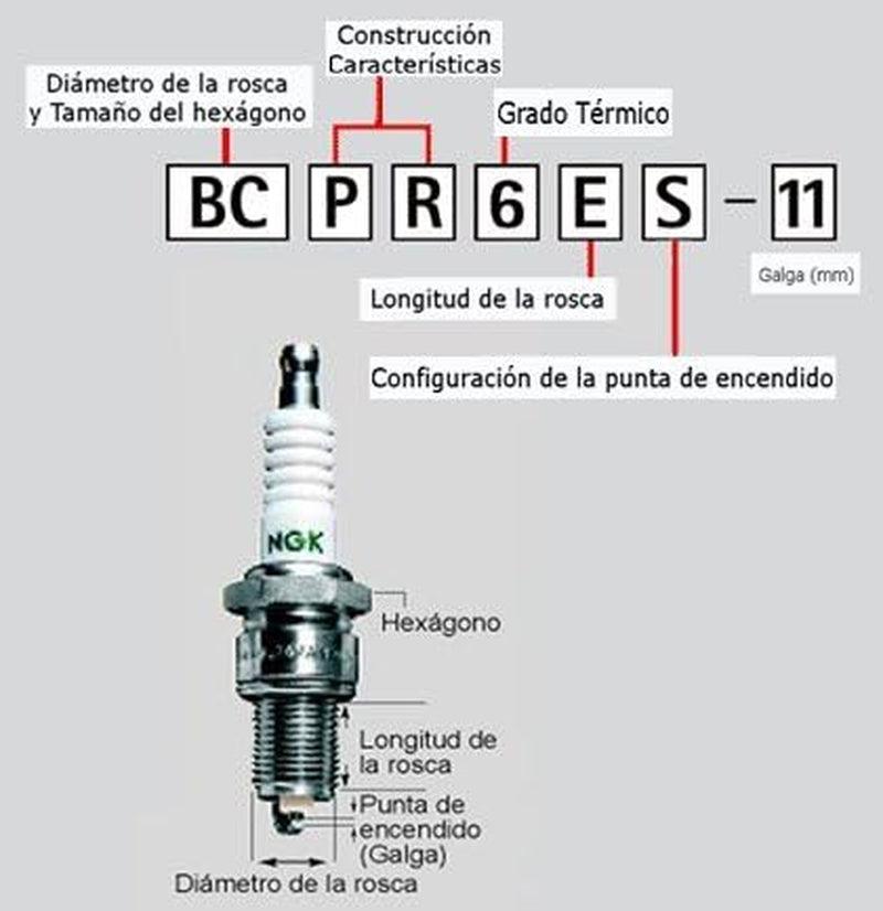 6502 Laser Iridium Spark Plug - IFR5L11, 4 Pack