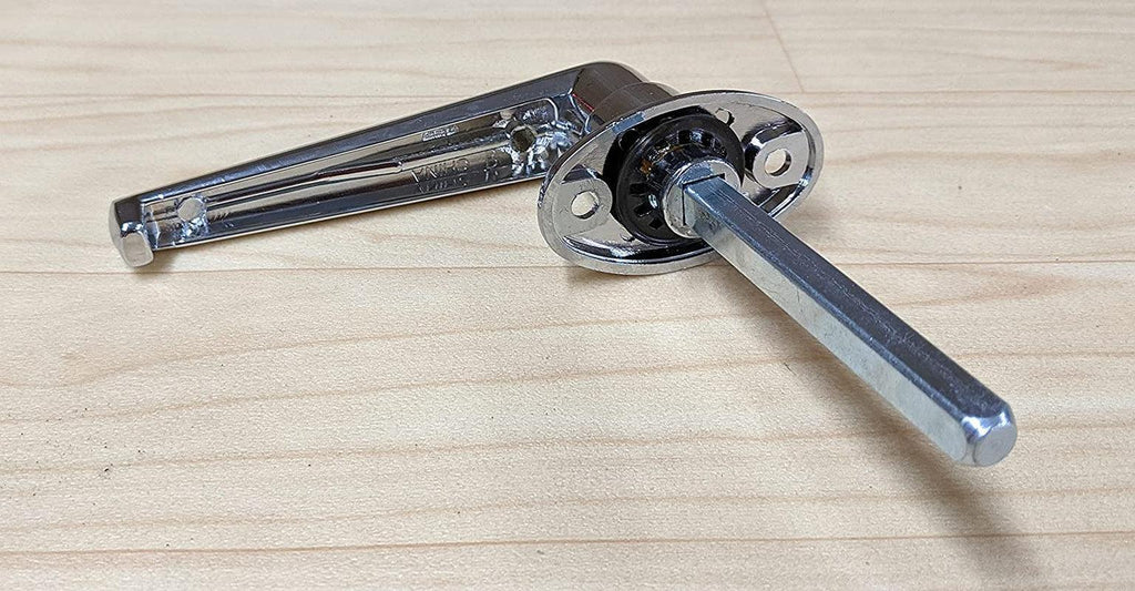 B2394L, L-Type Locking Door Handle - 3-1/2 Inch Handle Length with CL001 Key
