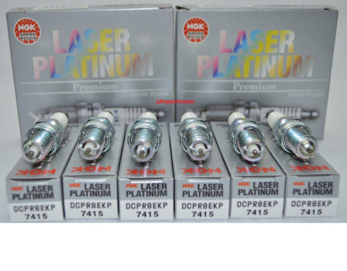 6Pc NGK Laser Platitnum FITS BMW E46 M3 E36 Z3 Z4 SPARK PLUG DCPR8EKP #7415