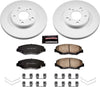 CRK1043 Coated Brake Rotor & Ceramic Brake Pads- Front