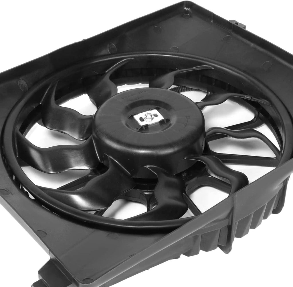 Factory Style Radiator Cooling Fan Assembly Compatible with 07-12 Veracruz Fits Left Side,Oem-Rf-1137
