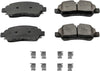 17-1775, Z17 Rear Ceramic Brake Pads with Hardware