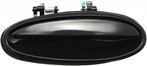 For Buick Lesabre Exterior Door Handle Rear Driver Side Smooth Black 2000-2005 | Trim:All Submodels