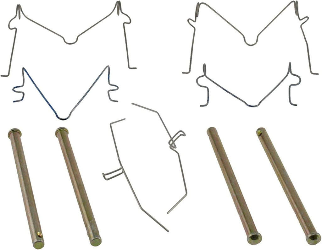 Gold 18K411X Front Disc Brake Caliper Hardware Kit with Springs and Pins