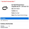 Rear Right ABS Speed Sensor - Compatible with 2011 - 2014 Ford F-150 2012 2013