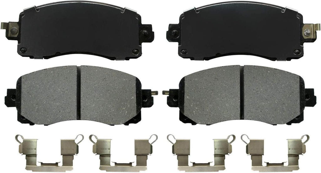 Silver 14D2045CH Ceramic Front Disc Brake Pad Set