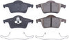 17-795, Z17 Rear Ceramic Brake Pads with Hardware
