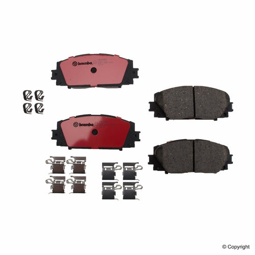 Brembo Front Disc Brake Pad Set for 07-18 Toyota Yaris (P83086N)