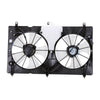 621580 Dual Radiator and Condenser Fan Assembly Fits 2007 Honda Accord