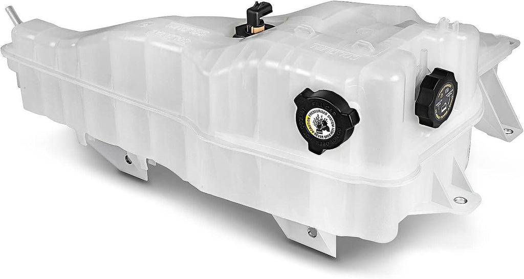 A-Premium Engine Coolant Recovey Reservoir Tank [W/ Cap & Sensor] Compatible with Freightliner Vehicles 2008-2019 for Cascadia, Century Class, Columbia, Coronado, M2 106, M2 112, Replace # 525263005