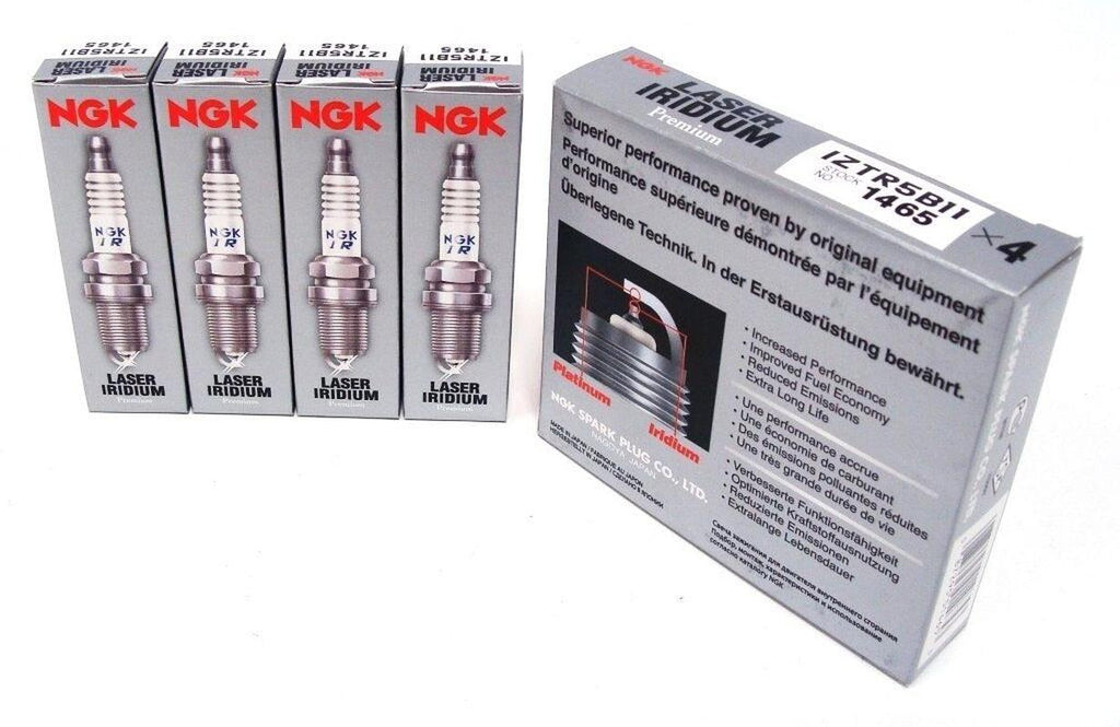 NGK LASER IRIDIUM Iridium Spark Plugs SILMAR9B9 95399 Set of 4
