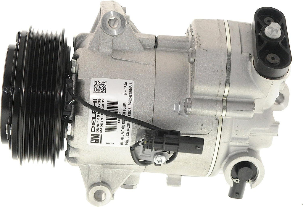 GM Genuine Parts 13414020 Air Conditioning Compressor and Clutch Assembly
