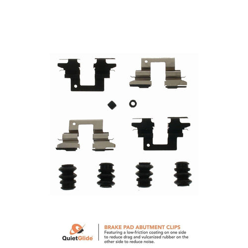 Carlson ディスクブレーキハードウェアキット パイロット、Mdx、Odyssey 13384Q用