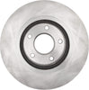 R-Line Replacement Front Disc Brake Rotor for Select Nissan Leaf, Qashaqai, Rogue Vehicles, Part No.981773R,Silver