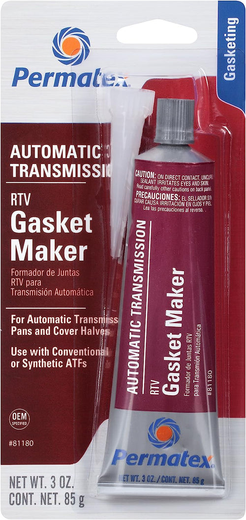 Permatex 81180-12PK Automatic Transmission RTV Sealant, 3 Oz. Tube (Pack of 12)