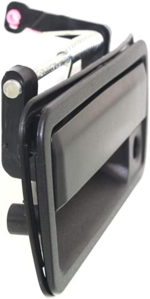 for Chevy S10 Exterior Door Handle Front Driver Side Textured Black 1994-2004 | with Key Hole | Trim:All Submodels | GM1310117 | 15202911