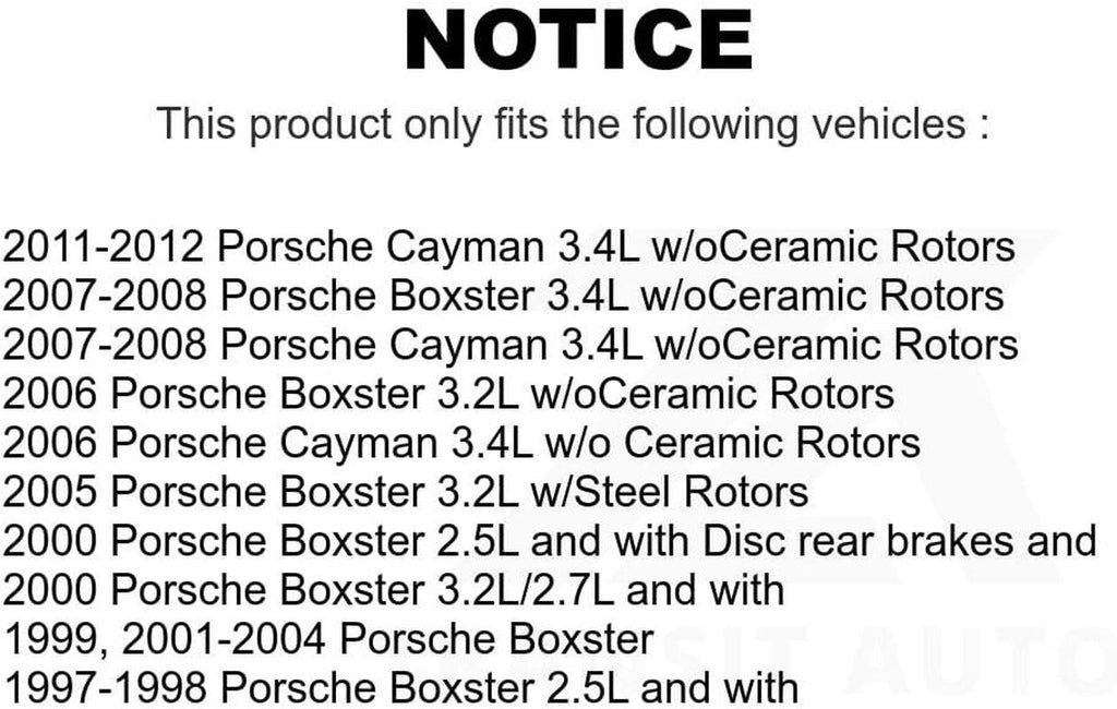 Mpulse Disc Brake Pads Wear Sensor SEN-2BWS0098 for Porsche Boxster Cayman