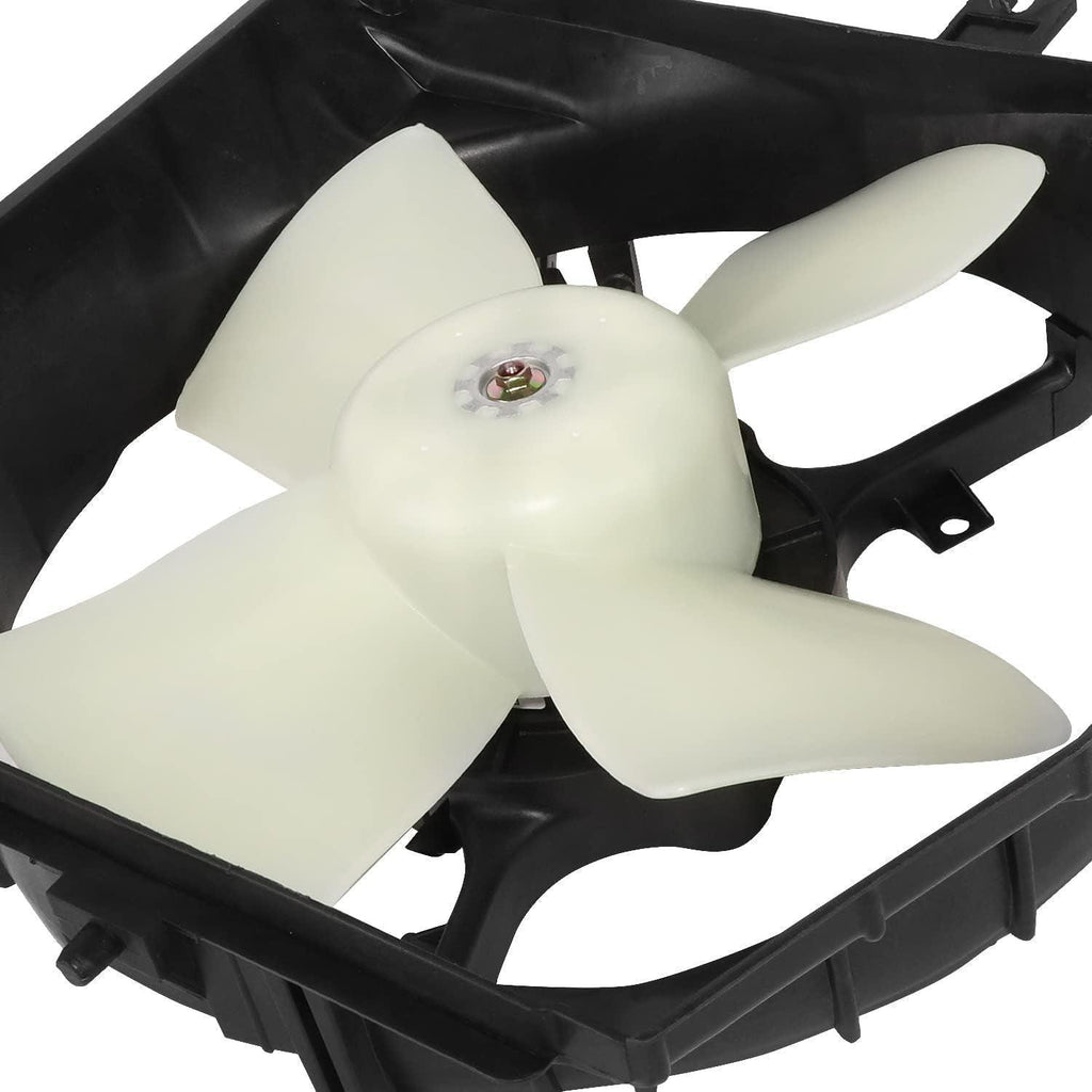 OEM-RF-0778 Factory Style Radiator Cooling Fan Assembly Compatible with 1996-1998 Mazda Protege 4-Blade