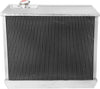 RA+FS-CHEVYT63-3 3-Row Aluminum Radiator with Fan Shroud Compatible with 63-66 Chevy C10/C20/C30/K10/K20/K30 Pickup MT