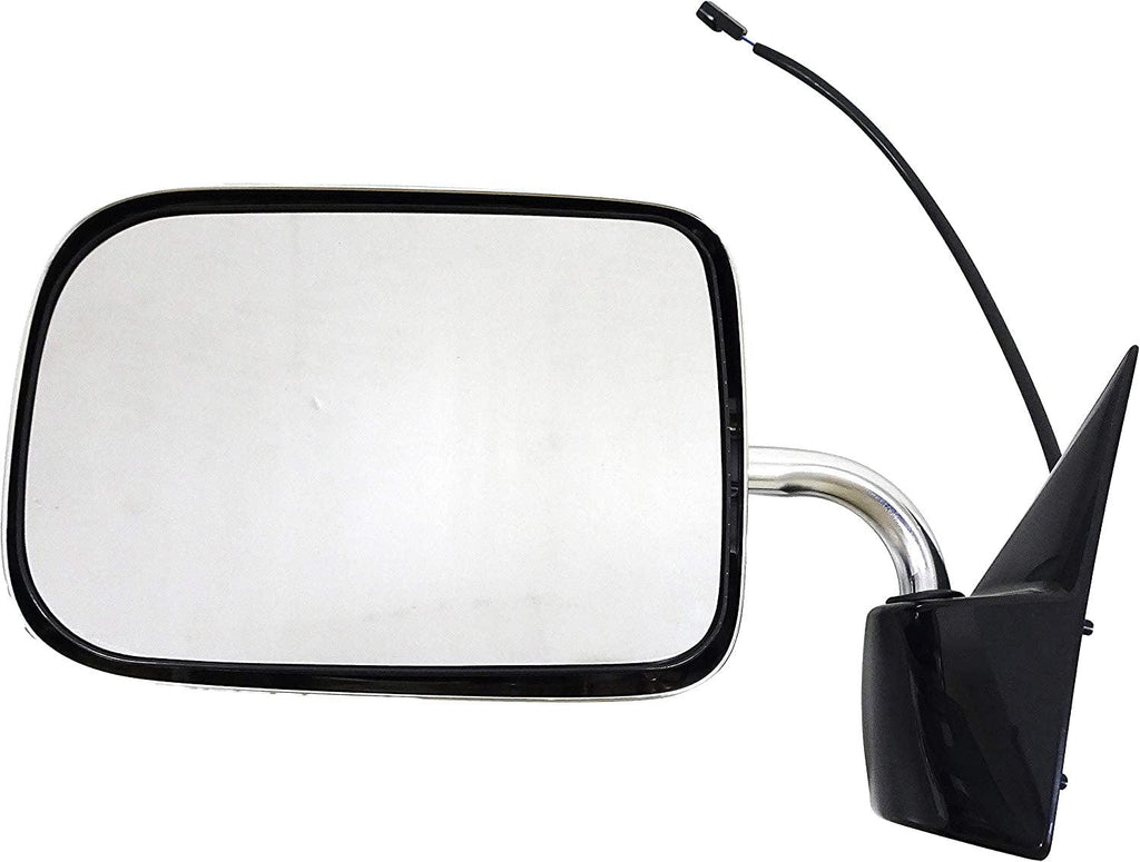 Dorman 955-381 Driver Side Power Door Mirror - Folding Compatible with Select Dodge Models, Black