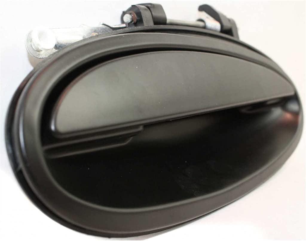 For Buick Park Avenue Exterior Door Handle Rear, Passenger Side Smooth Black 1997-2005 | Trim: Base/Ultra | GM1521137 | 25699182