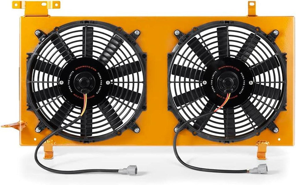 Plug-N-Play Performance Aluminum Fan Shroud Kit Compatible with Subaru Impreza WRX/STI 2008-2015, Gold