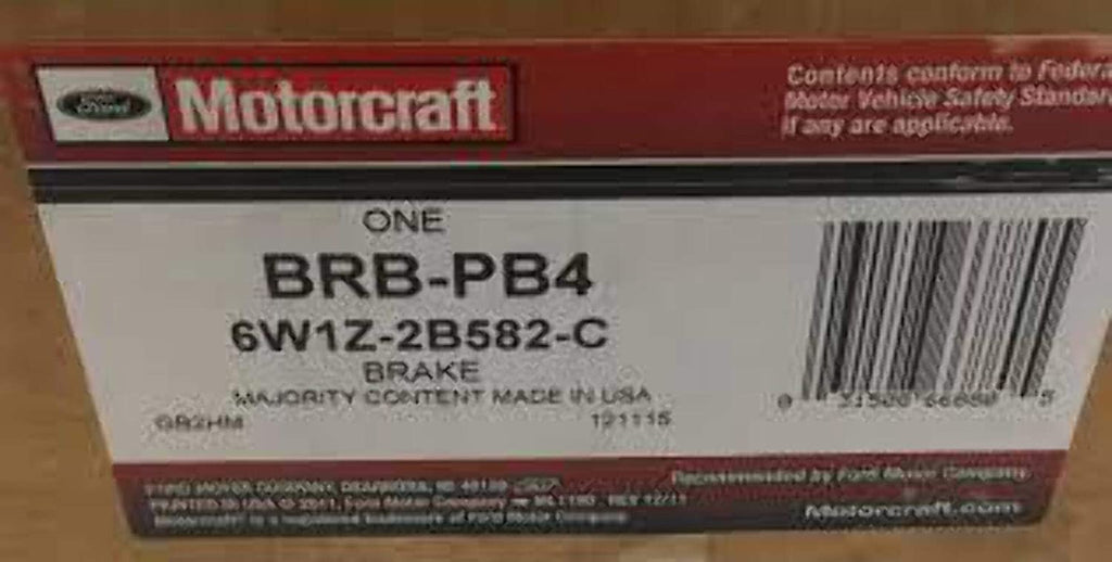 Motorcraft - Plate Asy - Brake B (P) (BRBPB4)