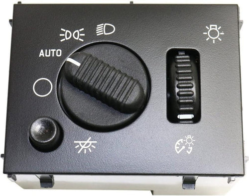 Evan-Fischer Dimmer Switch Compatible with Chevrolet Silverado 03-07 Also Controls Headlight and Dome Light