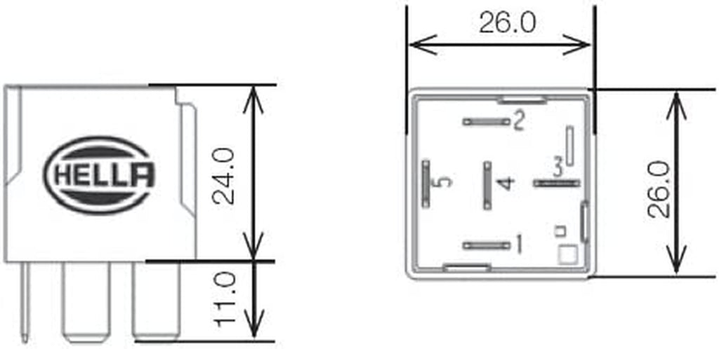 007794021 12V 20/40 Amps SPDT Relay, Multi