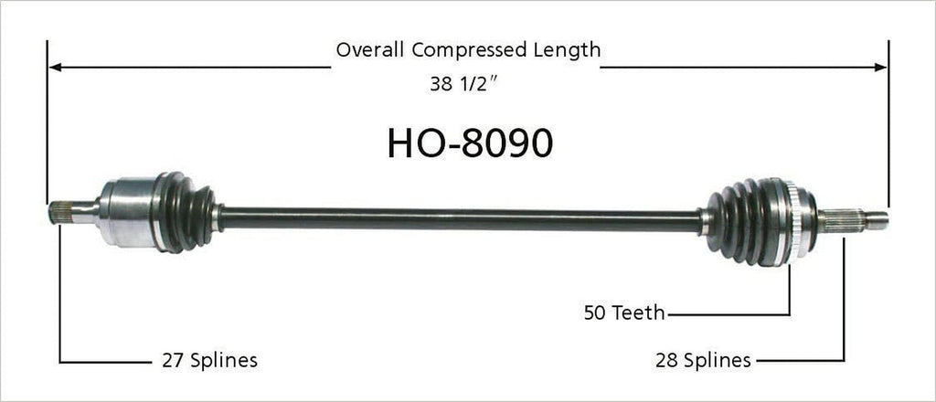 HO-8090 CV Axle Shaft