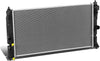 OEM-RA-13591 1-Row Aluminum Core Radiator Compatible with 19-20 UX250H / 16-20 Prius,26-1/2" W X 17-3/4" H X 5/8" D,1-3/8" Inlet / 1-3/8" Outlet