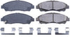 17-1896, Z17 Front Ceramic Brake Pads with Hardware