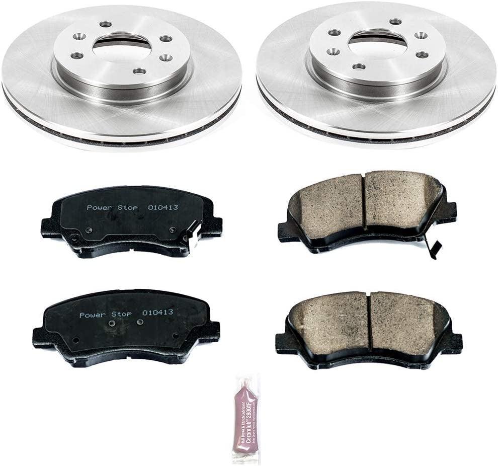 KOE6508 Autospecialty Front Replacement Brake Kit-Oe Brake Rotors & Ceramic Brake Pads