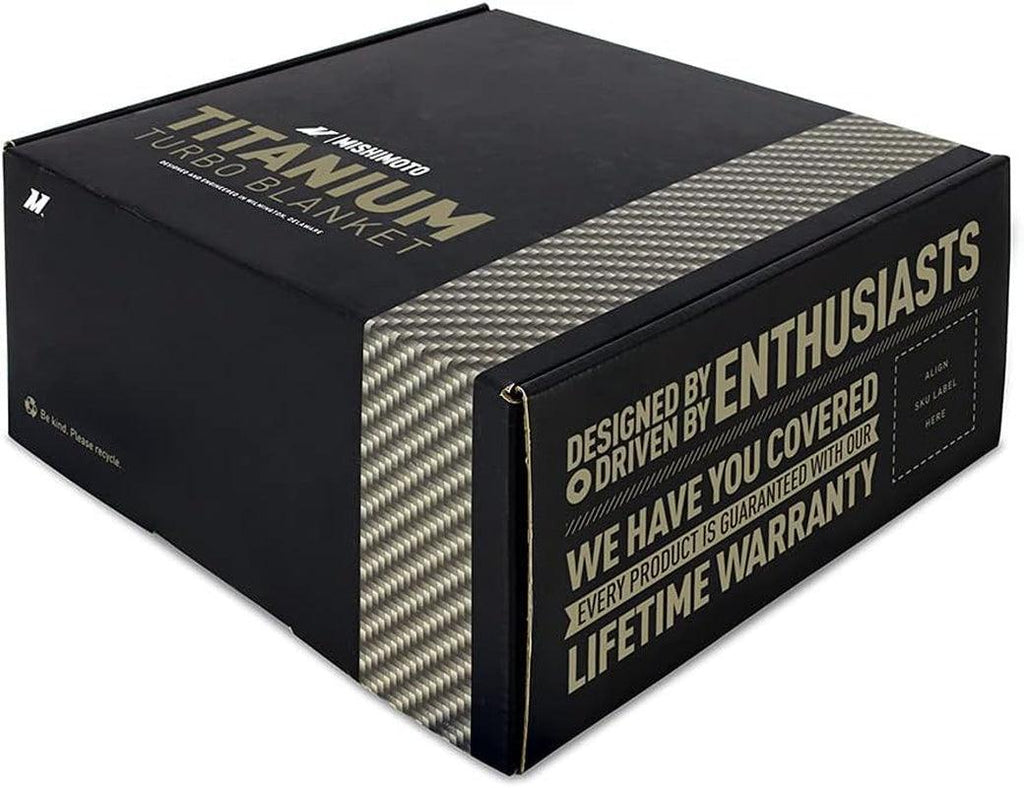 MMTB-F2D-03 Titanium Turbo Blanket, Compatible with Ford 6.0L Powerstroke 2003-2007