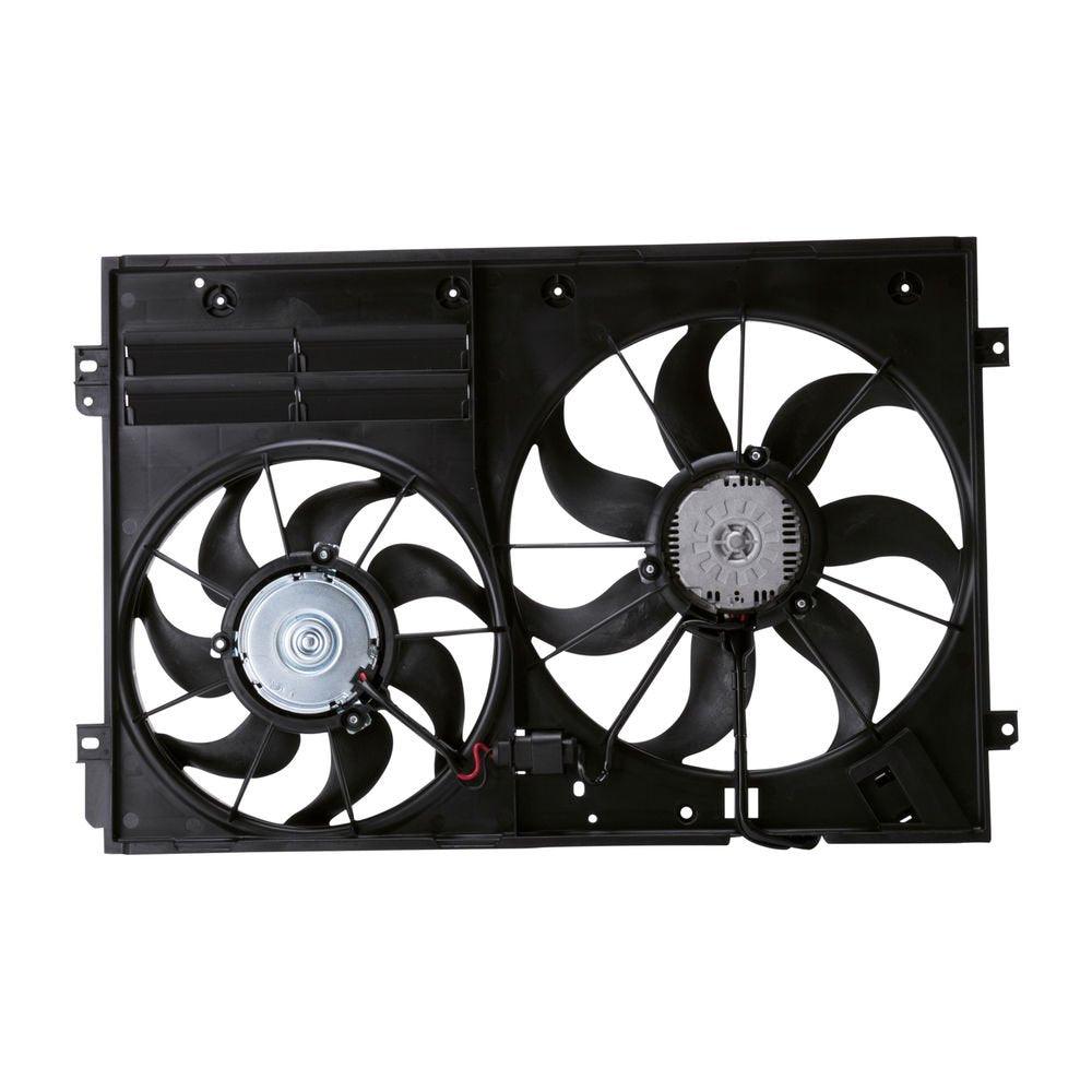 Dual Radiator and Condenser Fan Assembly Fits 2015 Volkswagen Jetta