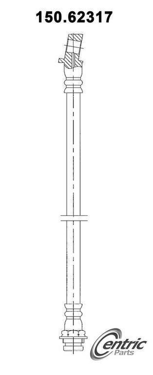 Centric Brake Hydraulic Hose for Firebird, Camaro 150.62317