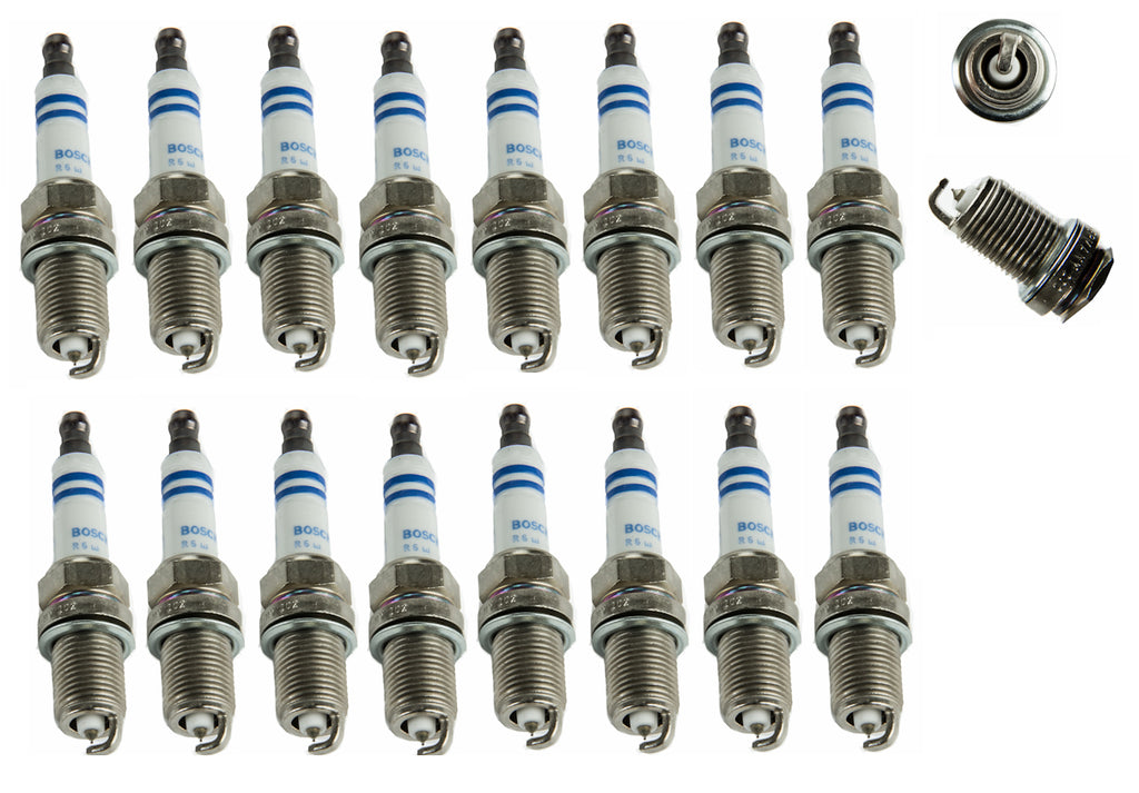 16Pcs OEM Spark Plugs Platinum Plug Bosch for Mercedes V8 CL CLK CLS ML R S SL