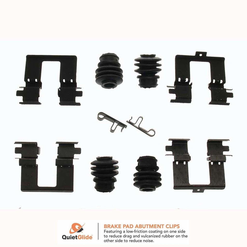 Carlson Disc Brake Hardware Kit for Odyssey, MDX, ZDX, Pilot 13501Q