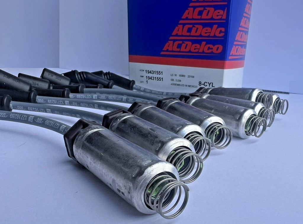 758EE AC Delco Spark Plug Wires Set of 8 New for Chevy Chevrolet Silverado 1500